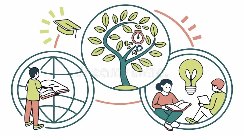 The Knowledge Pulse homepage visual representing learning, insights, and growth