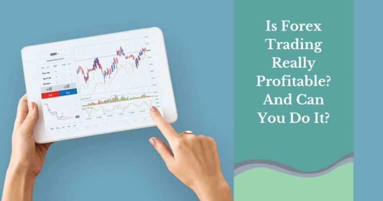 Featured image for Beginner’s Guide to Forex Trading 2025 — laptop showing forex chart and person pointing at screen