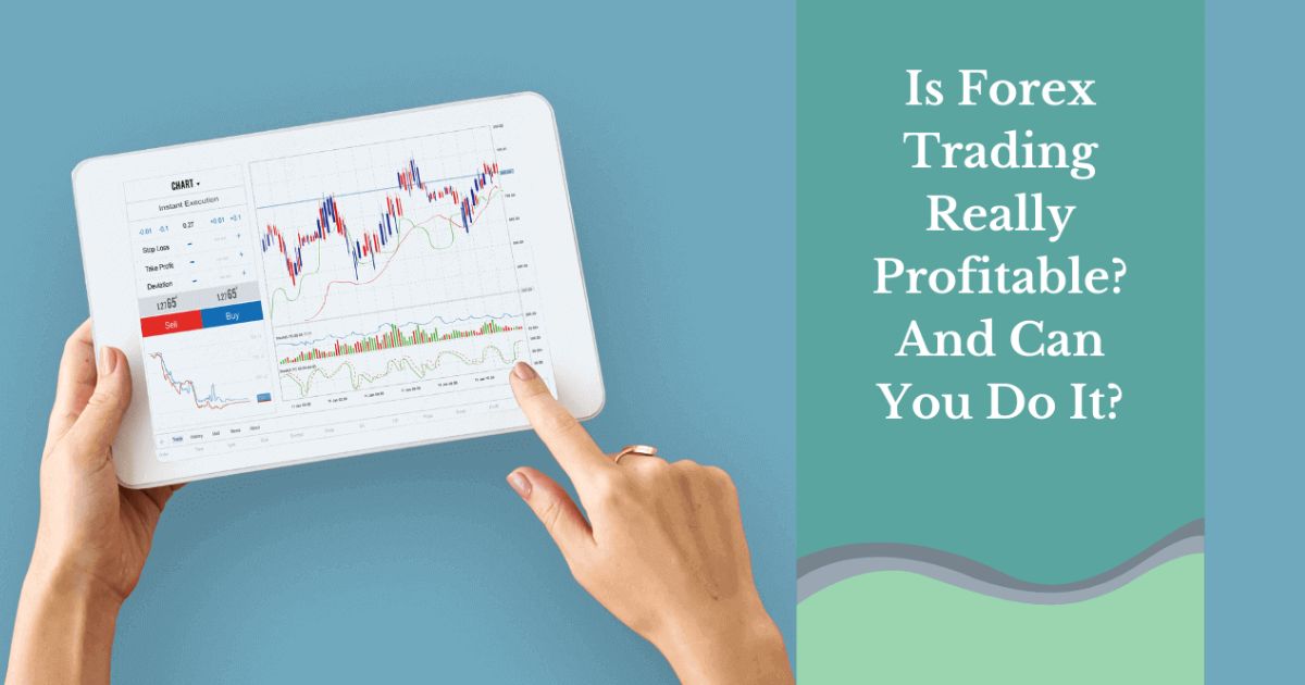 Featured image for Beginner’s Guide to Forex Trading 2025 — laptop showing forex chart and person pointing at screen