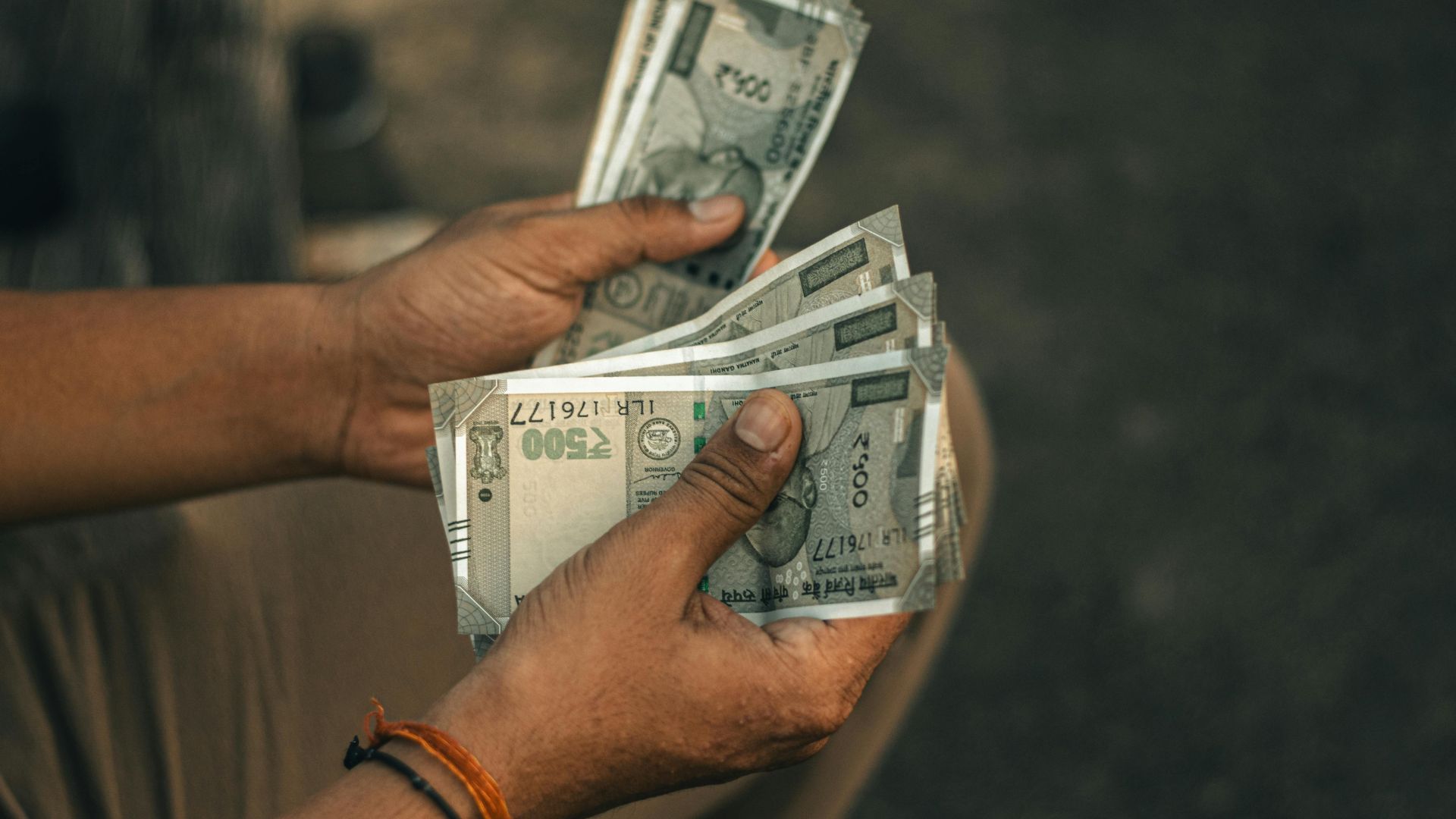 Emergency fund India concept showing Indian rupees saved for emergencies