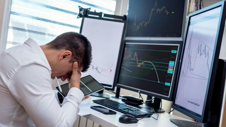 NIFTY naked option selling loss showing bearish stock market chart and trading risk