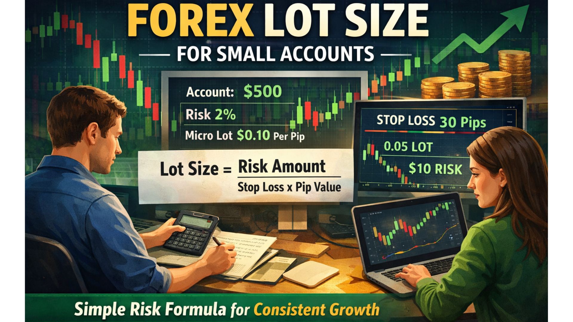 forex lot size calculation formula for small trading accounts risk management example