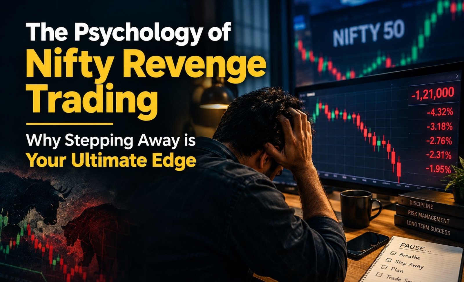 Nifty revenge trading psychology and the importance of stepping away after a trading loss