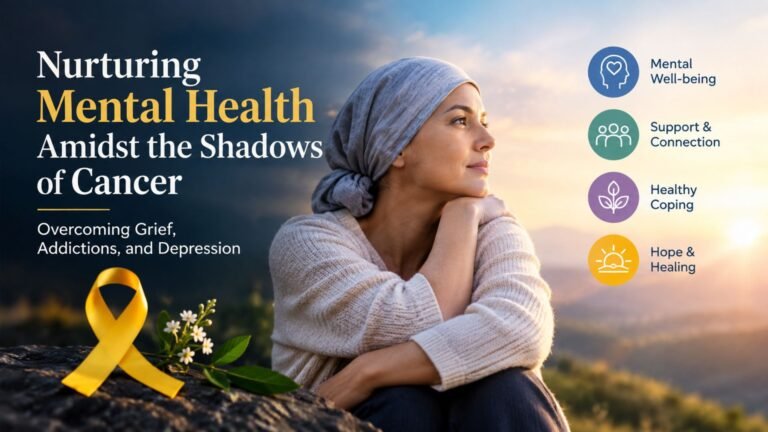 Nurturing mental health during cancer while overcoming grief, addictions, and depression