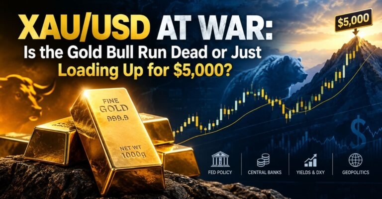 XAU/USD gold bull run analysis showing gold price path toward $5,000